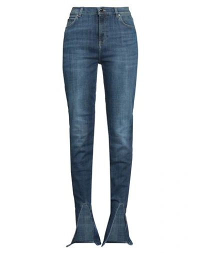Pinko Woman Jeans Blue Size 29 Cotton, Elastane