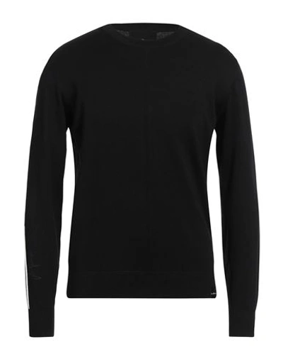 John Richmond Man Sweater Black Size Xxl Viscose, Nylon