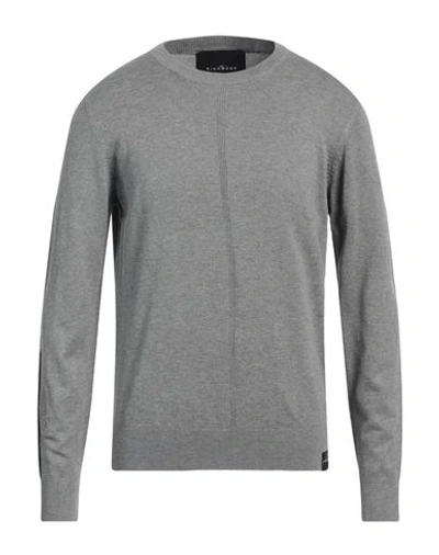 John Richmond Man Sweater Grey Size Xxl Viscose, Nylon