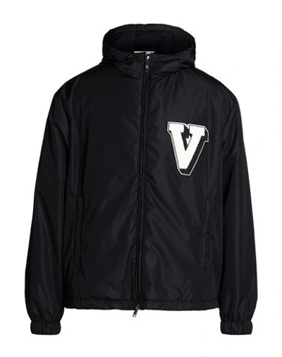 Valentino Garavani Man Jacket Black Size 40 Polyester