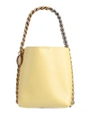 Stella Mccartney Woman Handbag Light Yellow Size - Textile Fibers In Green