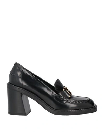 Bally Woman Loafers Black Size 8.5 Calfskin