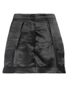 Acne Studios Woman Shorts & Bermuda Shorts Black Size 6 Acetate
