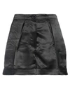 ACNE STUDIOS ACNE STUDIOS WOMAN SHORTS & BERMUDA SHORTS BLACK SIZE 6 ACETATE