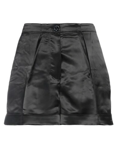 Acne Studios Woman Shorts & Bermuda Shorts Black Size 2 Acetate