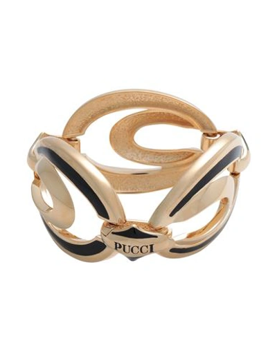 Emilio Pucci Woman Bracelet Gold Size L Brass
