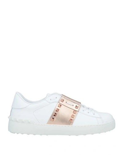 Valentino Garavani Woman Sneakers White Size 10.5 Leather