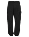 Versace Man Pants Black Size 38 Cotton, Polyamide