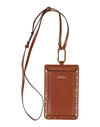 Isabel Marant Woman Document Holder Tan Size - Calfskin In Brown