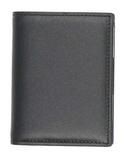 Comme Des Garçons Man Wallet Black Size - Bovine Leather