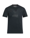 Armani Exchange Man T-shirt Midnight Blue Size Xs Cotton