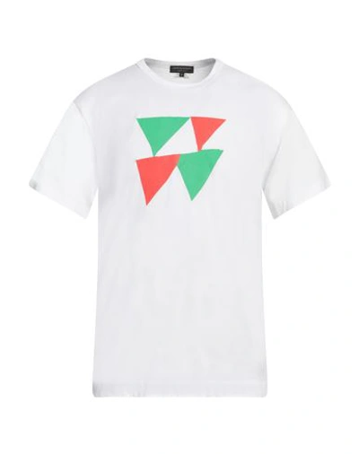 Comme Des Garçons Man T-shirt White Size L Cotton