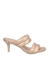 Pedro Garcia Pedro García Woman Sandals Copper Size 8 Leather In Orange