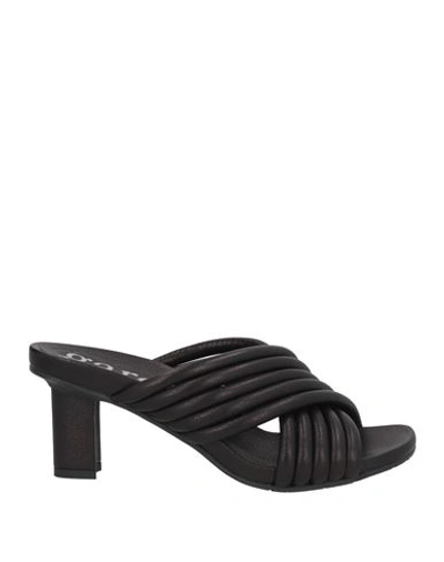 Pedro Garcia Pedro García Woman Sandals Black Size 7 Leather