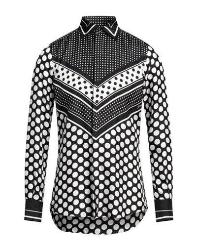 Dolce & Gabbana Man Shirt Black Size 15 Silk