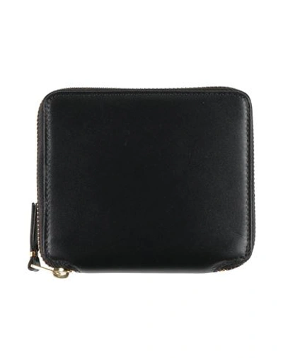 Comme Des Garçons Woman Wallet Black Size - Soft Leather