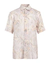 Etro Floral-print Short-sleeved Shirt In Pink