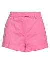 Etro Paisley Jacquard Mini Shorts In Pink