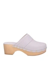 Aeyde Aeydē Woman Mules & Clogs Lilac Size 8 Leather In Purple