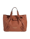 Ermanno Firenze Woman Handbag Tan Size - Leather In Brown