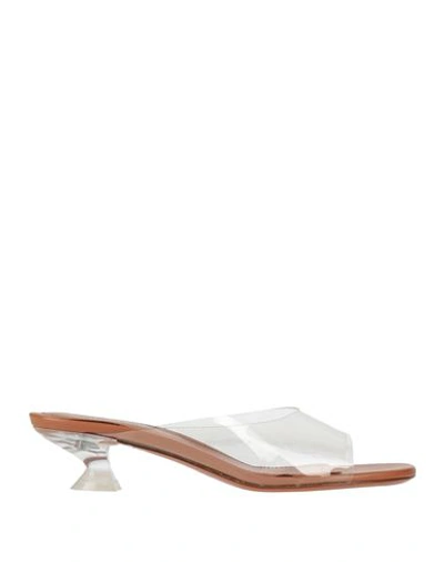 Tod's Woman Sandals Transparent Size 5.5 Plastic