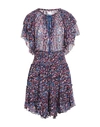 Isabel Marant Woman Mini Dress Blue Size 8 Viscose In Blue