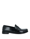 SAINT LAURENT SAINT LAURENT MAN LOAFERS BLACK SIZE 9 LEATHER