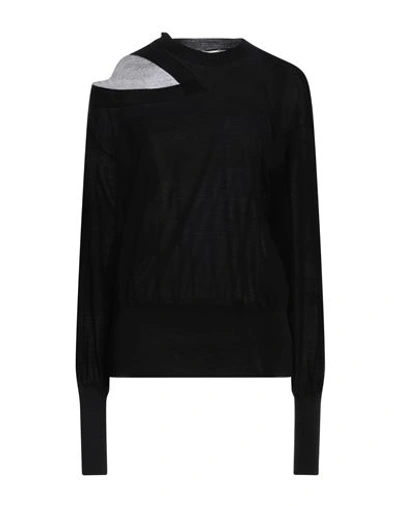 Stella Mccartney Woman Sweater Black Size M Wool, Polyamide, Elastane