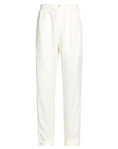 Tom Ford Man Pants White Size 33 Lyocell