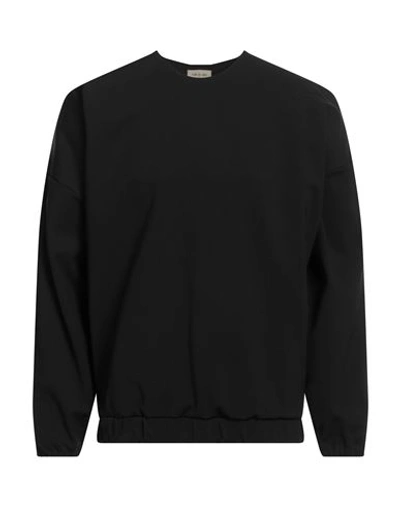Fear Of God Man Sweatshirt Black Size Xl Viscose, Elastane
