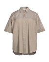 Brunello Cucinelli Woman Shirt Light Brown Size 3xl Linen, Viscose, Elastane, Polyester, Silk In Beige