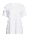 MAISON MARGIELA MAISON MARGIELA WOMAN T-SHIRT WHITE SIZE L COTTON