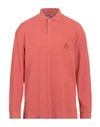 Isabel Marant Man Polo Shirt Salmon Pink Size S Cotton