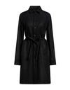 Jil Sander+ Woman Overcoat & Trench Coat Black Size 2 Wool, Polyamide