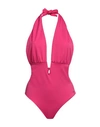 TOM FORD TOM FORD WOMAN ONE-PIECE SWIMSUIT MAGENTA SIZE XS POLYAMIDE, ELASTANE