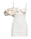 Jacquemus Woman Mini Dress White Size 2 Virgin Wool, Polyamide, Elastane
