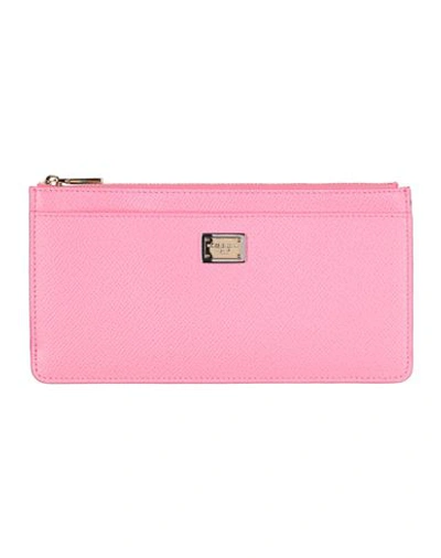 Dolce & Gabbana Woman Wallet Pink Size - Calfskin