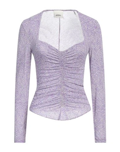 Isabel Marant Woman Top Purple Size 6 Viscose, Elastane