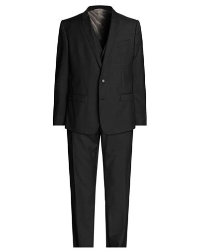 Dolce & Gabbana Man Suit Charcoal Size 48 Virgin Wool In Grey