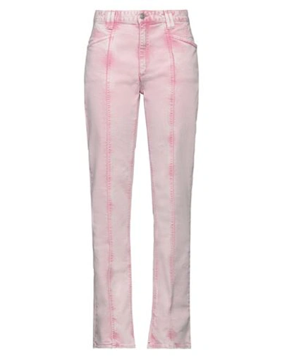 Isabel Marant Woman Pants Pink Size 6 Cotton, Elastane