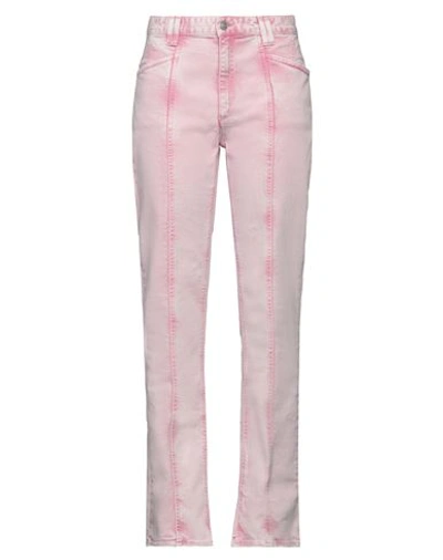 Isabel Marant Woman Pants Pink Size 10 Cotton, Elastane