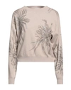 Brunello Cucinelli Woman Sweater Beige Size Xl Virgin Wool, Cashmere, Silk In Beige