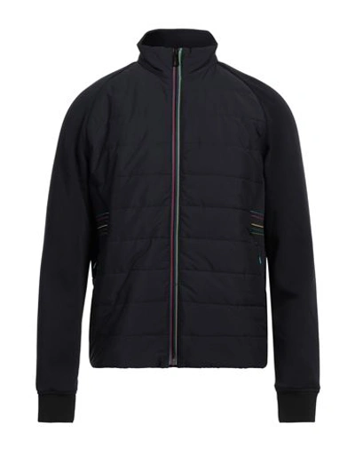 Ps By Paul Smith Ps Paul Smith Man Jacket Midnight Blue Size L Polyester, Cotton, Elastane