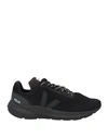Veja Man Sneakers Black Size 12 Textile Fibers In Black