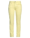 Isabel Marant Woman Denim Pants Yellow Size 8 Cotton
