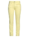 Isabel Marant Woman Denim Pants Yellow Size 8 Cotton In Yellow
