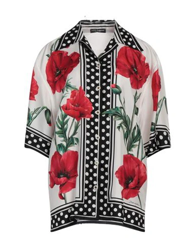 Dolce & Gabbana Woman Shirt White Size 6 Silk