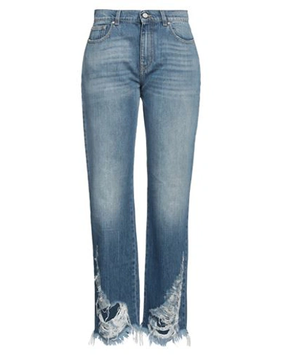 Stella Mccartney Woman Jeans Blue Size 27 Cotton, Polyester, Viscose, Polyurethane Resin