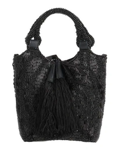 Staud Woman Handbag Black Size - Textile Fibers