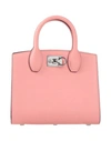 Ferragamo Woman Handbag Pink Size - Soft Leather In Pink